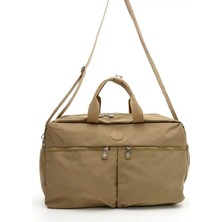 ÖZER-3024 Sanmorris Suya Dayanıklı Krinkıl Kumaş Unisex Omuz ve Çapraz Askılı Seyahat Çantası