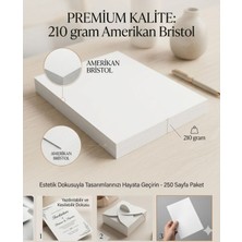 Orbak Kağıtçılık Amerikan Bristol Karton 50X70 cm 210 gr - 5ADET