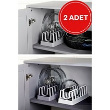Empressco Hb Life 2 Adet Tencere Kapağı Organizeri - 6 Bölmeli Tencere Kapak Tabak Düzenleyici Organizer - Fiyatı, Yorumları