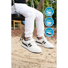 Cool Stella F Beyaz-Siyah Unisex Çocuk Spor Ayakkabı