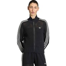 Adidas Crochet Tt Kadın Günlük Ceket KC6497 Siyah