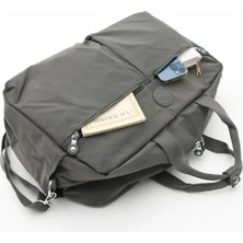 ÖZER-3024 Sanmorris Suya Dayanıklı Krinkıl Kumaş Unisex Omuz ve Çapraz Askılı Seyahat Çantası