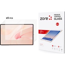 Maks Technology Huawei Matepad 12X Mkst 5in1 Tablet Temperli Cam Ekran Koruyucu - Şeffaf