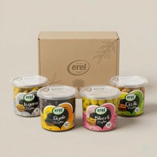 Erel Midi Gurme 4'lü Kahvaltı Zeytin Seti Klasik & Gurme