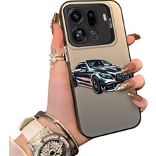 HONTINGA Oppo Find X9 Pro 5g ile Uyumlu Kılıfı Silikon Kenar Sert Arka Düşüme Önleyici Basitlik Anti Düşme Kamera Korumali Benz Desen Telefon Kılıfı Kadın ve Erkek Için Uygundur K1-1111