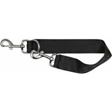 Elif Asya Ceyiz Tekstil Köpek Emniyet Kemeri ve Göğüs Tasması Siyah S-M 40-55 cm 17 mm