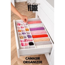 Empressco Yegge 31 Gözlü Çekmece Düzenleyici Petek ve Cepli Organizer, Çamaşır ve Çorap Düzenleyici Organizer - Fiyatı, Yorumları