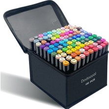 Empressco Dodocool 100 Adet Çift Uçlu Touch Marker Art Tasarım Keçeli Kalem Boya Seti+ Düzenleyici Stand + Çanta - Fiyatı, Yorumları