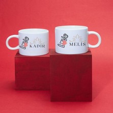 Hediye Vakti Kişiye Özel 2’li Motto Kahve Fincanı Seti – Çiftlere ve Özel Günlere Şık Hediye