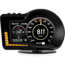 F15 Hud Obd Obd2 Dijital Kilometre Rpm Su Sıcaklığı Basınç Hararet Araç Veri Ekranı Head Up Display