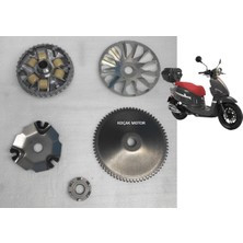 Koçak Motor Rks Neon 125 Tahrik Seti ( Ön Debriyaj )