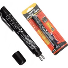 Aee® Elektronik Fren Hidroliği Kalite Kontrol Test Kalemi Aleti – Dot 3 / Dot 4 / Dot 5.1 Uyumlu, 5 LED Göstergeli Fren Yağı Nem Ölçer (Pil Dahil Değil)