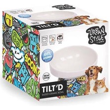 Mrt Teknik Urban Style Seramik Kedi Mama ve Su Kabı Color Mix 350 ml 14,5X14,5X11,5 cm