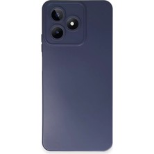 Elif Asya Ceyiz Tekstil Newface Realme C53 Kılıf Nano Içi Kadife Silikon - Lacivert