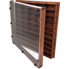 Empressco Woodbu Şeffaf Kapaklı Ahşap Ceviz Hobi Araba Rafı 50 Araçlık - Fiyatı, Yorumları