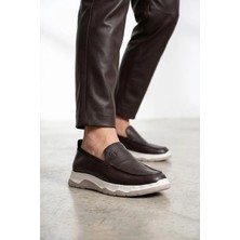 Ayakkabı Fuarı Luciano Bellini 26K-E16401 Formal Erkek Casual Ayakkabı Kahverengi