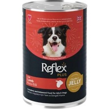 Reflex Plus Jelly Kuzu Etli 400 gr Yetişkin Konserve Köpek Maması