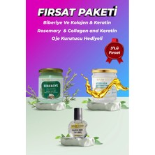 WAAW GOOD Düzleştirici Onarıcı Keratin,biberiye Saç Maskesi Oje Kurutucu Hediyeli Fırsat Paketi