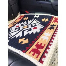 Store Antik Kilim Serme Oto Minderi 3’lü Iki Taraflı