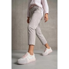 Ayakkabı Fuarı Elit HML2033 Kadın Klasik Sneaker Bej