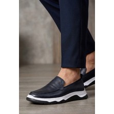 Ayakkabı Fuarı Luciano Bellini 26K-E16401 Formal Erkek Casual Ayakkabı Lacivert
