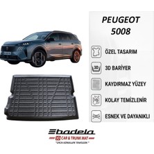 Badela Peugeot 5008 2025-2026 Uyumlu 3D Kauçuk Bagaj Havuzu