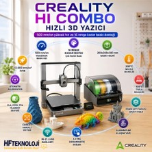 Creality Otomatik Kalibrasyon ve Dokunmatik Ekran ,fdm Baskı Teknolojisi ile Yüksek Çözünürlüklü Hi Combo 3D Yazıcı+ 1 Adet Flament Hediye