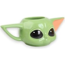 Skygo Sevimli 3D Baby Yoda Seramik Özel Kupa Yoda Kupa 300 ml