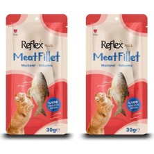 Reflex Plus Meat Fıllet Uskumru Balığı Fileto Ödül Maması 30 G (2 Paketi)