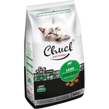 Chuck 500 gr Kuru Mama, Kedi, Kuzu Etli x 12 Adet