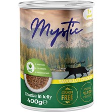 Mystıc Yetişkin Kedi Tavuklu ve Jöleli Konserve Mama 400 gr