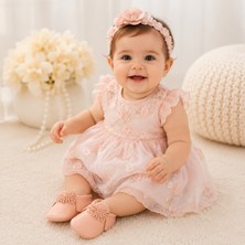 Banu’m Serisi Pinky %100 Hakiki Deri Kız Bebek Makoseni 12,5 cm Iç Taban Yumuşak Taban Ilk Adım Ayakkabısı Pudra Pembe 6-9 Ay