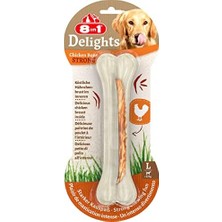 8in1 Delights Strong L Boy Kemik, 130 gr Köpek Ödülü