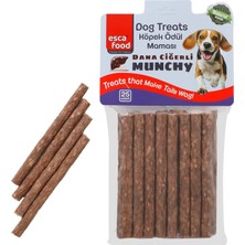 Esca Munchy Çubuk Dana Ciğerli 12 Santimetre 25'li Köpek Ödül Maması