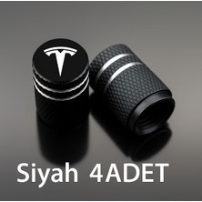 Model Y Juniper ile Uyumlu Alüminyum Sibop Kapak Seti (Siyah Renk 4 Adet)