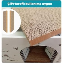 Karton Kedi Tırmalama ve Dinlenme Evi