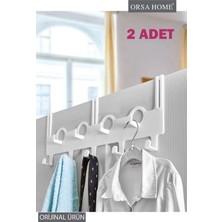 Empressco Orsa Home 079 2 Adet Beyaz 9 Kancalı Kapı Arkası Askısı Pratik Askılık - Fiyatı, Yorumları