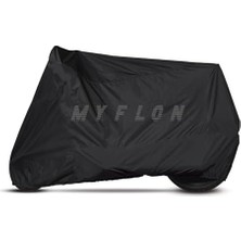 Motosiklet Brandası Su Geçirmez Motor Branda - Sıyah (Large Topbox)