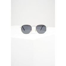 Hexa Round Gold Siyah Unisex Güneş Gözlüğü