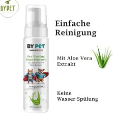 Aloe Içerikli Kedi ve Köpek Kuru Yıkama Bakım Şampuanı Tüy Deri Bakım Köpüğü 200 ml