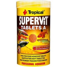 Süpervit Tablets A Yapışan Tablet Balık Yemi 50 ml 36GR