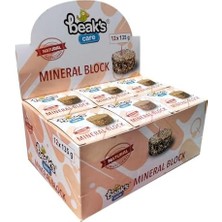 Trendy Pazars Kuşlar Için Ek Besinler, Mineral ve Kalsiyum Blok, Büyük x 12 Adet (2 Paketi)