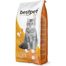 Bestpet Yetişkin Kediler Için Tavuk Etli ve Pirinçli Kuru Mama, 15 kg