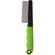 Gro 5790 Cat Comb W,handle, Green, Narrow Short