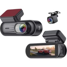4K Ultra Hd Cam, Wifi Bağlantılı, Gps, G-Sensor, Döngüsel Kayıt, Araba Kamerası, Oto Kayıt Cihazı, Full Hd Video, 256GB'A Kadar Sd Kart Desteği Cam | V38