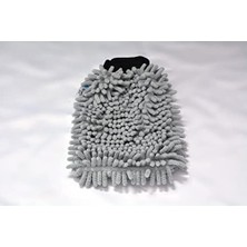 Spark 7050 Mikrofiber Şönil Oto Temizlik ve Kurulama Eldiveni 16X24 Cm. Gri