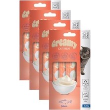 Creamy Somon Balıklı Kedi Ödülü 4X15GR