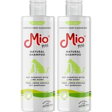 Mio Evcil Hayvan Bakım Ürünleri, Sıvı Şampuan, Lime Aromalı, 250 ml (2 Paketi)
