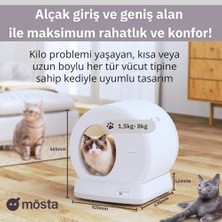 Ubpet C10 Pro Kameralı Akıllı Kedi Tuvaleti – Entegre Hd Kameralı, Otomatik Temizleme, Mobil Uygulama Kontrolü, Akıllı Sensörler, Sessiz Çalışma, Geniş Iç Hacim, Koku Hediyeli