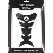 Tank Pad | Triumph ile Uyumlu | Kaydırmaz ve Dayanıklı Karbon | Motosiklet Tank Pad | GC08 (Karbon)